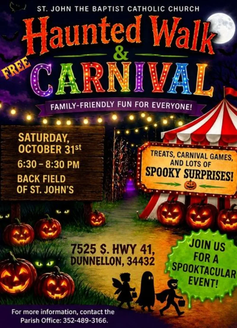 Haunted Walk & Carnival at St. John the Baptist Catholic Church