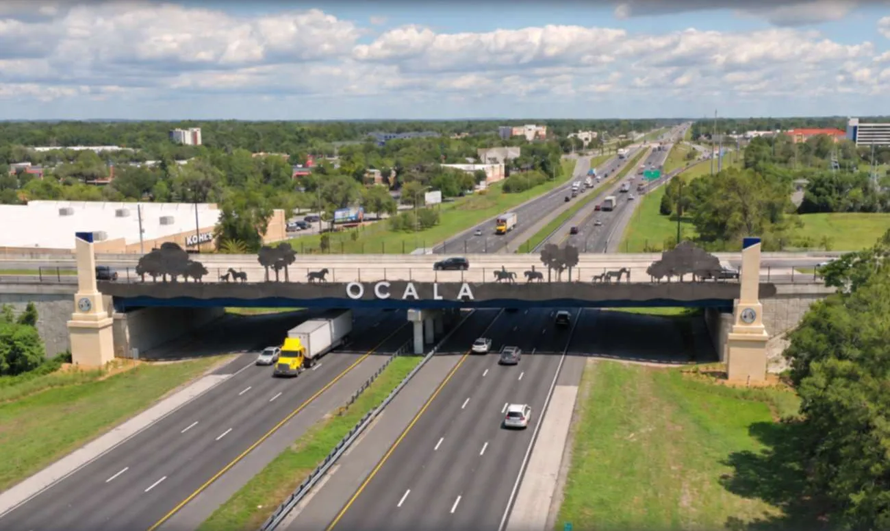 Last of Marion County's I-75 "OCALA" Gateways Is Due in Spring 2029 at the New NW 49th Street Interchange
