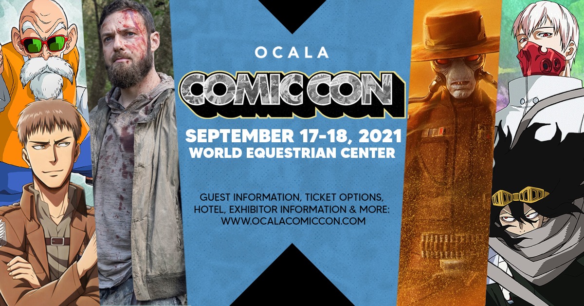 Ocala Comic Con Sep 1718, 2022 World Equestrian Center